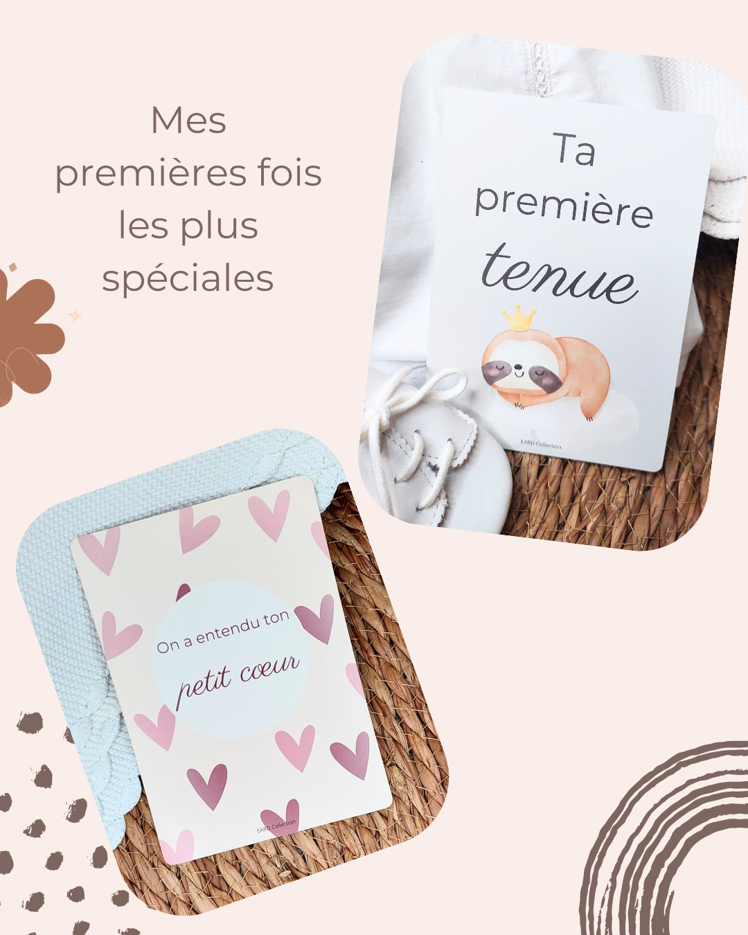 Cartes étapes grossesse 30 moments sur 15 cartes, Cadeau futurs parents/future maman/baby shower, photo souvenir de grossesse – Image 4