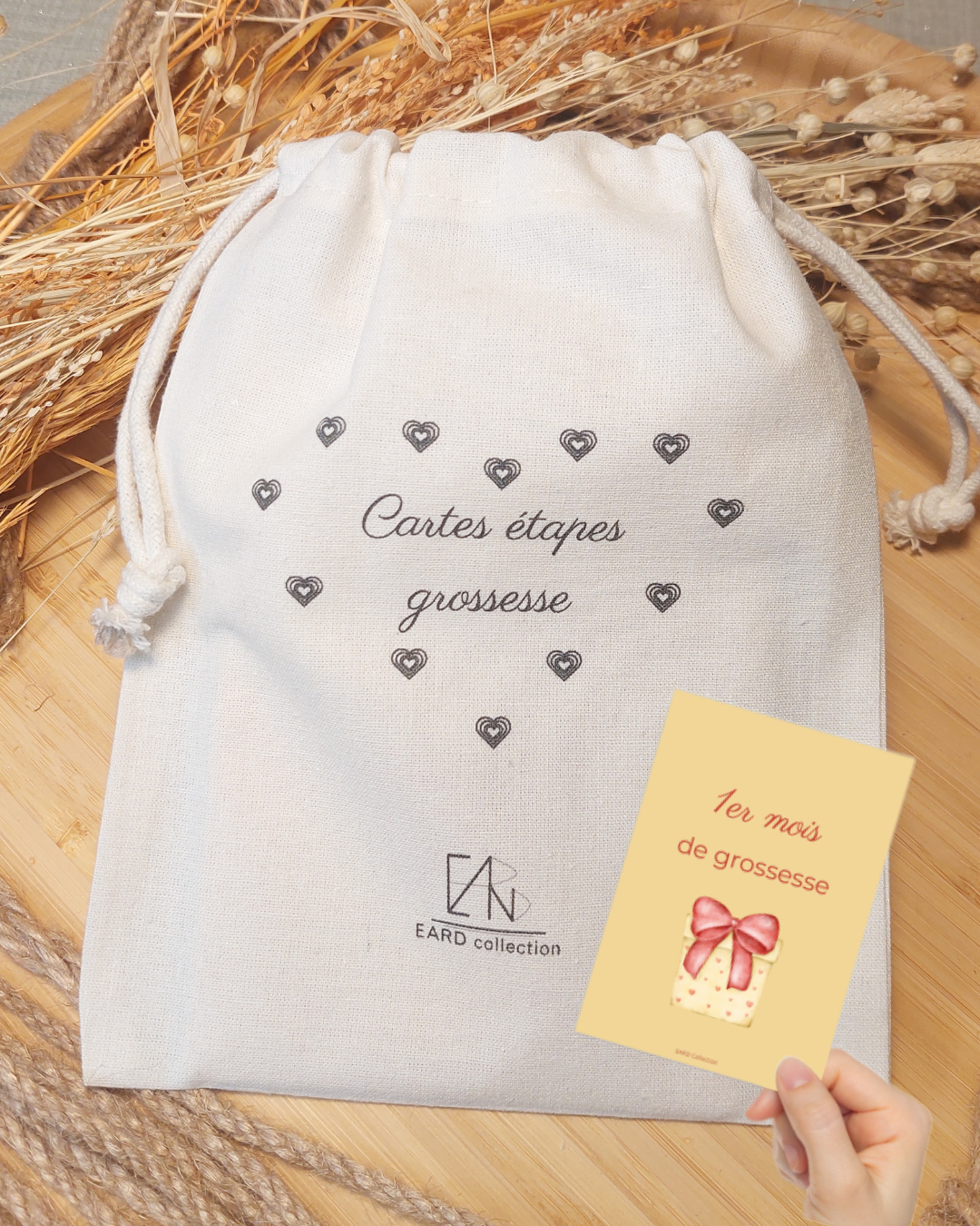 Cartes étapes grossesse 30 moments sur 15 cartes, Cadeau futurs parents/future maman/baby shower, photo souvenir de grossesse – Image 6