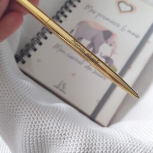Stylo Doré Gravé "Maman géniale"